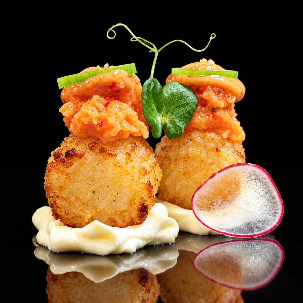 Riso Fritto al Salmone Piccante — Tenki Japanese Dining
