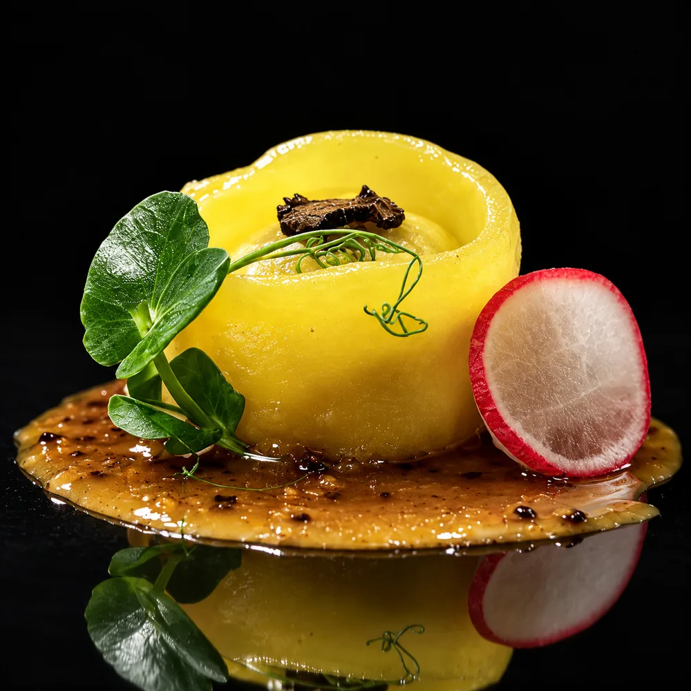 Ravioli di Wagyu al Tartufo (1pz) — Tenki Japanese Dining