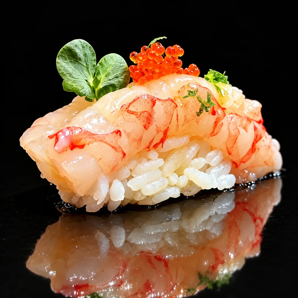 Nigiri Amaebi (1pz) — Tenki Japanese Dining