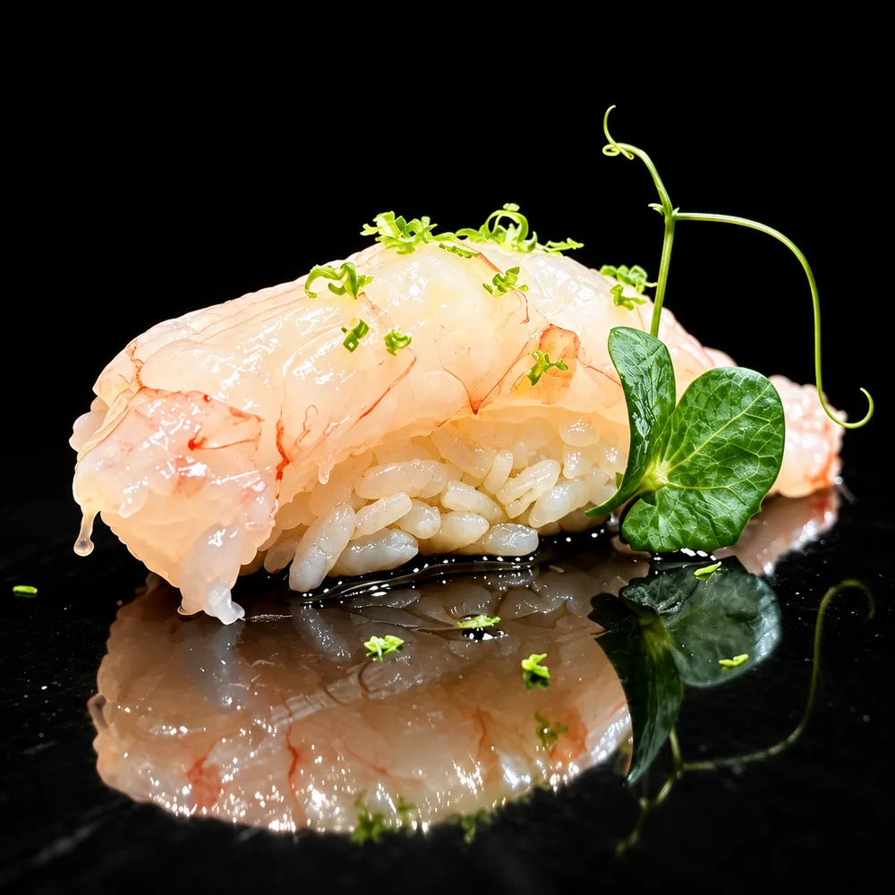 Nigiri Scampi allo Yuzu (1pz) — Tenki Japanese Dining