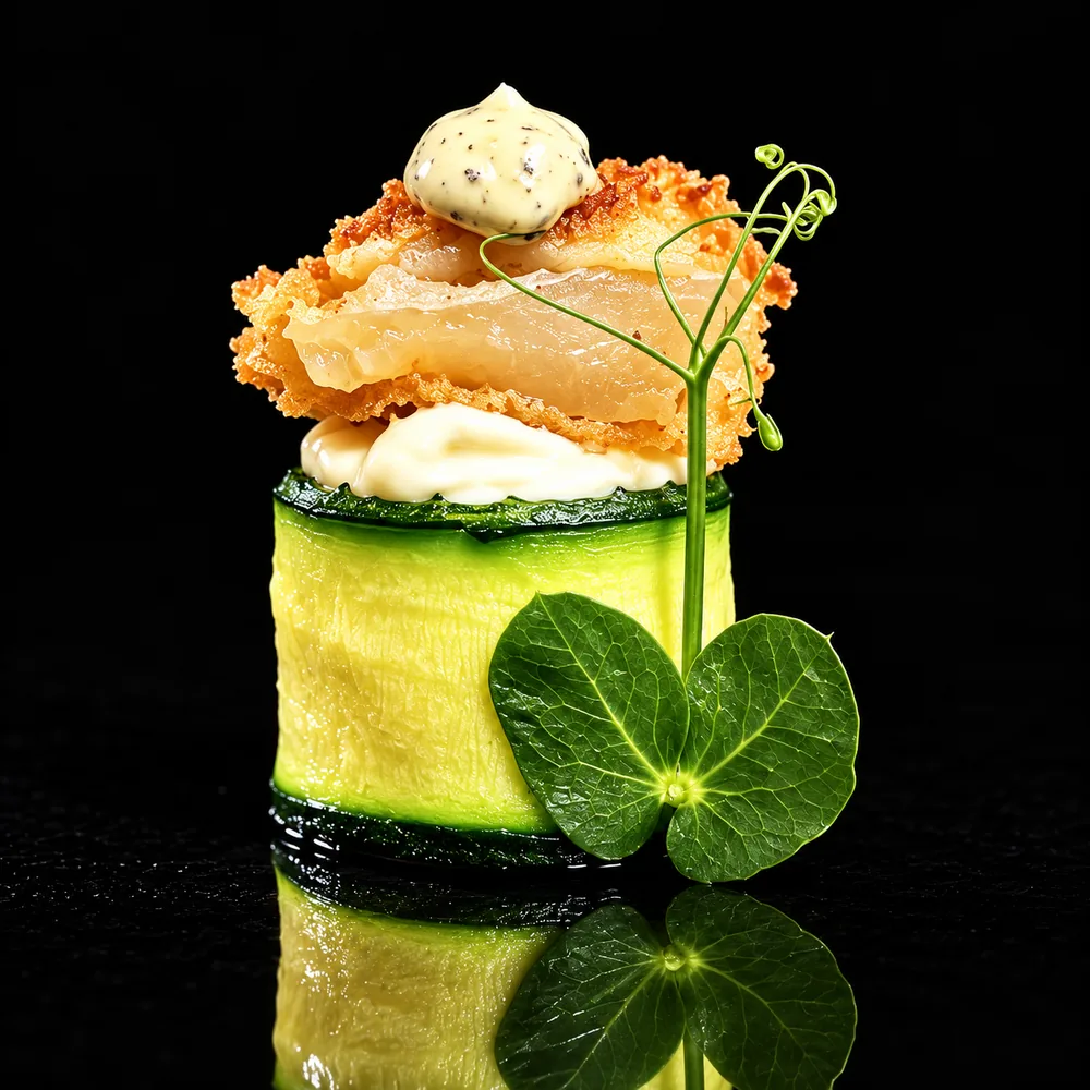 Gunkan Baccalà al Tartufo (1pz) — Tenki Japanese Dining
