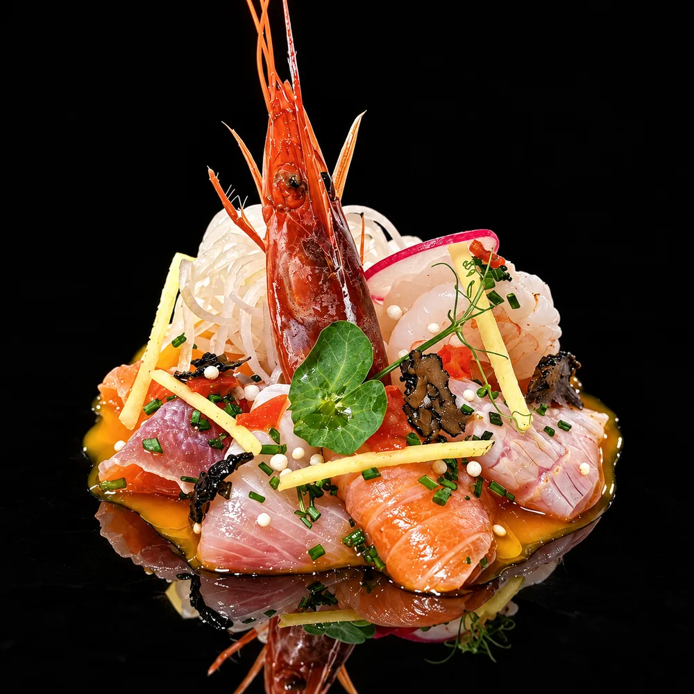 Carpaccio Misto Scottato — Tenki Japanese Dining